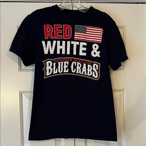 Southern Maryland Blue Crabs patriotic tee shirt